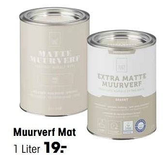Aanbiedingen Muurverf mat - Tint - Geldig van 18/09/2023 tot 15/10/2023 bij Kwantum