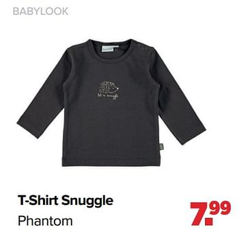Aanbiedingen Babylook t-shirt snuggle phantom - Baby look - Geldig van 04/09/2023 tot 30/09/2023 bij Baby-Dump