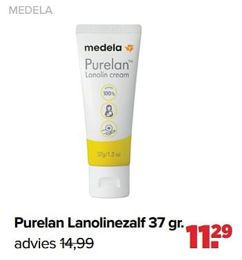 Aanbiedingen Medela purelan lanolinezalf - Medela - Geldig van 04/09/2023 tot 30/09/2023 bij Baby-Dump