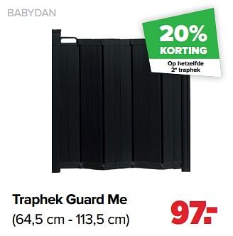 Aanbiedingen Babydan traphek guard me - Babydan - Geldig van 04/09/2023 tot 30/09/2023 bij Baby-Dump