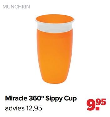 Aanbiedingen Munchkin miracle 360º sippy cup - Munchkin - Geldig van 04/09/2023 tot 30/09/2023 bij Baby-Dump