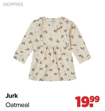 Aanbiedingen Noppies jurk oatmeal - Noppies - Geldig van 04/09/2023 tot 30/09/2023 bij Baby-Dump