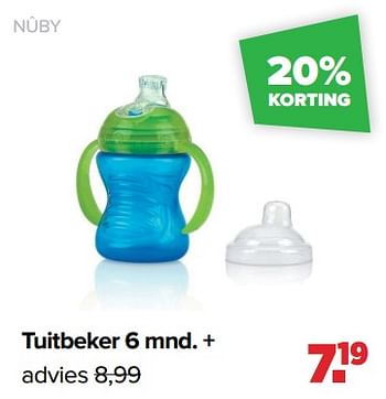 Aanbiedingen Nûby tuitbeker - Nuby - Geldig van 04/09/2023 tot 30/09/2023 bij Baby-Dump