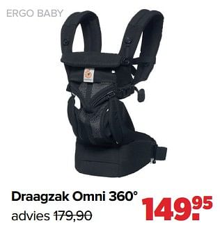 Aanbiedingen Ergo baby draagzak omni 360° - ERGObaby - Geldig van 04/09/2023 tot 30/09/2023 bij Baby-Dump