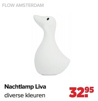 Aanbiedingen Flow amsterdam nachtlamp liva - Flow Amsterdam - Geldig van 04/09/2023 tot 30/09/2023 bij Baby-Dump