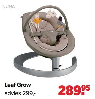 Aanbiedingen Nuna leaf grow - Nuna - Geldig van 04/09/2023 tot 30/09/2023 bij Baby-Dump