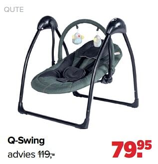 Aanbiedingen Qute q-swing - Qute  - Geldig van 04/09/2023 tot 30/09/2023 bij Baby-Dump