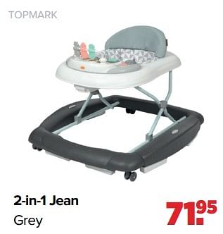 Aanbiedingen Topmark 2-in-1 jean grey - Topmark - Geldig van 04/09/2023 tot 30/09/2023 bij Baby-Dump