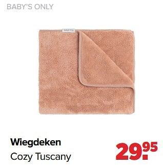 Aanbiedingen Baby`s only wiegdeken cozy tuscany - Baby's Only - Geldig van 04/09/2023 tot 30/09/2023 bij Baby-Dump