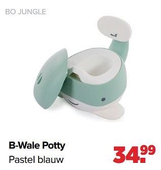 Aanbiedingen Bo jungle b-wale potty - Bo Jungle - Geldig van 04/09/2023 tot 30/09/2023 bij Baby-Dump