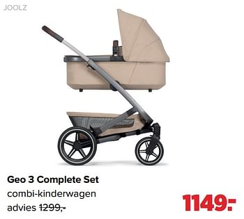 Aanbiedingen Joolz geo 3 complete set combi-kinderwagen - Joolz - Geldig van 04/09/2023 tot 30/09/2023 bij Baby-Dump