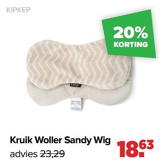 Aanbiedingen Kipkep kruik woller sandy wig - KipKep - Geldig van 04/09/2023 tot 30/09/2023 bij Baby-Dump