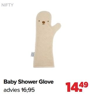 Aanbiedingen Nifty baby shower glove - Nifty - Geldig van 04/09/2023 tot 30/09/2023 bij Baby-Dump