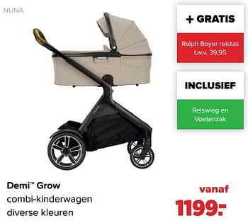 Aanbiedingen Nuna demi grow combi-kinderwagen - Nuna - Geldig van 04/09/2023 tot 30/09/2023 bij Baby-Dump