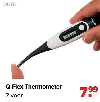 Aanbiedingen Qute q-flex thermometer - Qute  - Geldig van 04/09/2023 tot 30/09/2023 bij Baby-Dump