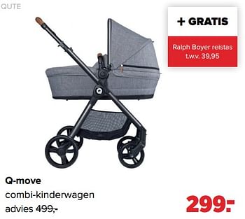 Aanbiedingen Qute q-move combi-kinderwagen - Qute  - Geldig van 04/09/2023 tot 30/09/2023 bij Baby-Dump
