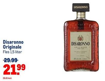 Aanbiedingen Disaronno originale - Disaronno - Geldig van 13/09/2023 tot 26/09/2023 bij Makro