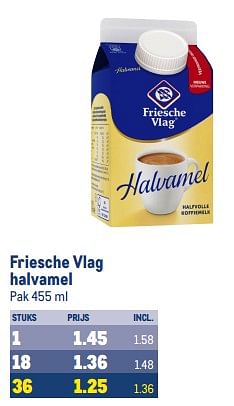 Aanbiedingen Friesche vlag halvamel - Friesche Vlag - Geldig van 13/09/2023 tot 26/09/2023 bij Makro