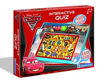 Aanbiedingen Cars 2 Interactive Quiz - Clementoni - Geldig van 21/10/2017 tot 10/12/2017 bij ToyChamp