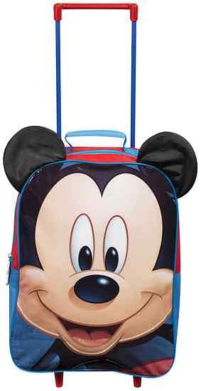 Aanbiedingen Mickey trolley met oren - Disney - Geldig van 24/06/2017 tot 31/07/2017 bij ToyChamp