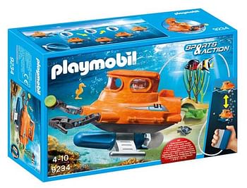 Aanbiedingen 9234 Duikklok met onderwatermotor - Playmobil - Geldig van 24/06/2017 tot 31/07/2017 bij ToyChamp