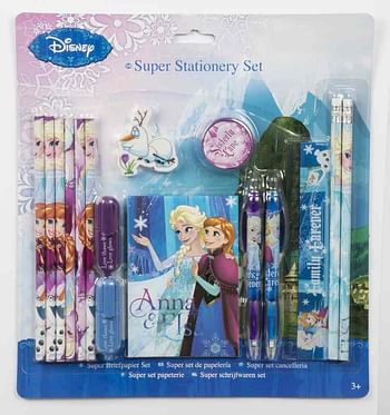 Aanbiedingen Disney Frozen Super Stationery Set - Disney - Geldig van 05/08/2017 tot 10/09/2017 bij ToyChamp
