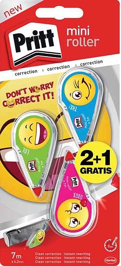 Aanbiedingen Pritt Emoji Roller 2+1 GRATIS - Merkloos - Geldig van 05/08/2017 tot 10/09/2017 bij ToyChamp