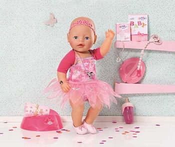 Aanbiedingen Baby Born Wonderland Ballerina interactieve pop - Zapf creation - Geldig van 21/10/2017 tot 10/12/2017 bij ToyChamp