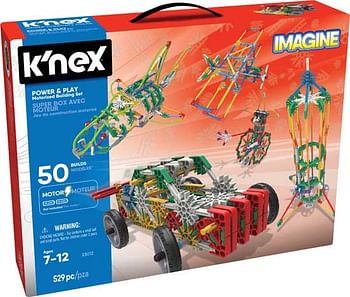 Aanbiedingen K'nex 529-delige Power and Play Motorized Building - K'Nex - Geldig van 21/10/2017 tot 10/12/2017 bij ToyChamp