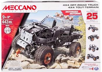 Aanbiedingen Meccano 25 modellen set off-roader - Meccano - Geldig van 21/10/2017 tot 10/12/2017 bij ToyChamp