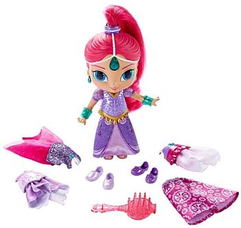 Aanbiedingen Shimmer & Shine Figuur met fashion - Fisher-Price - Geldig van 21/10/2017 tot 10/12/2017 bij ToyChamp