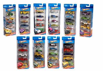 Aanbiedingen Hot Wheels 5-pack - Hot Wheels - Geldig van 21/10/2017 tot 10/12/2017 bij ToyChamp