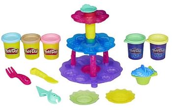 Aanbiedingen Play-Doh Cupcake toren - Play-Doh - Geldig van 21/10/2017 tot 10/12/2017 bij ToyChamp