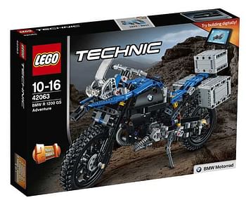 Aanbiedingen 42063 BMW R 1200 GS Adventure - Lego - Geldig van 21/10/2017 tot 10/12/2017 bij ToyChamp