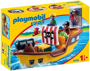 Aanbiedingen 9118 Piratenschip - Playmobil - Geldig van 21/10/2017 tot 10/12/2017 bij ToyChamp