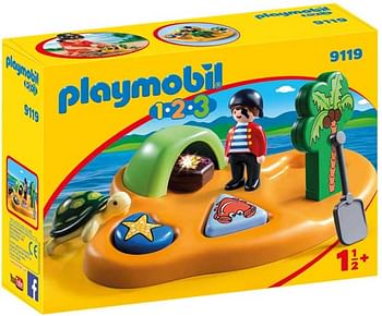 Aanbiedingen 9119 Pirateneiland - Playmobil - Geldig van 21/10/2017 tot 10/12/2017 bij ToyChamp