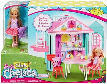 Aanbiedingen Barbie Chelsea's clubhuis - Barbie - Geldig van 21/10/2017 tot 10/12/2017 bij ToyChamp