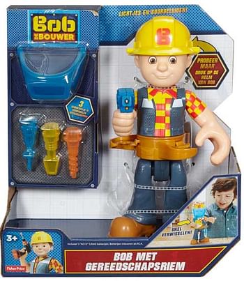 Aanbiedingen Bob met gereedschapsriem - Fisher-Price - Geldig van 21/10/2017 tot 10/12/2017 bij ToyChamp