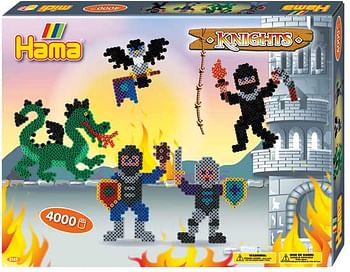 Aanbiedingen Hama Knights Gift Set - Hama - Geldig van 21/10/2017 tot 10/12/2017 bij ToyChamp