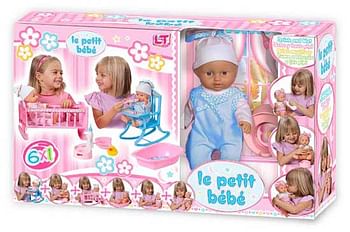 Aanbiedingen Le petit bébé 6-in-1 poppenset - Loko toys - Geldig van 21/10/2017 tot 10/12/2017 bij ToyChamp