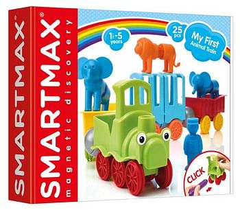 Aanbiedingen SmartMax My First Animal Train - Smartmax - Geldig van 21/10/2017 tot 10/12/2017 bij ToyChamp