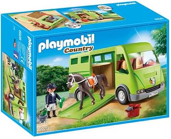 Aanbiedingen 6928 Paardenvrachtwagen - Playmobil - Geldig van 21/10/2017 tot 10/12/2017 bij ToyChamp