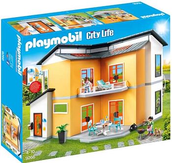Aanbiedingen 9266 Modern woonhuis - Playmobil - Geldig van 21/10/2017 tot 10/12/2017 bij ToyChamp