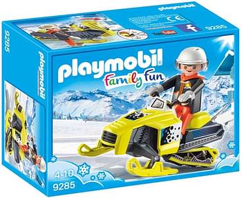 Aanbiedingen 9285 Sneeuwscooter - Playmobil - Geldig van 21/10/2017 tot 10/12/2017 bij ToyChamp