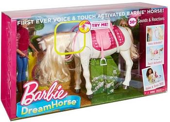 Aanbiedingen Barbie met droompaard - Barbie - Geldig van 21/10/2017 tot 10/12/2017 bij ToyChamp
