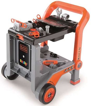 Aanbiedingen Black & Decker Workmate duiveltje - Smoby - Geldig van 21/10/2017 tot 10/12/2017 bij ToyChamp