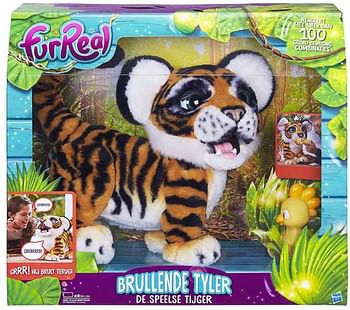 Aanbiedingen Fur Real Friends Tyler, de speelse Tijger - FurReal - Geldig van 21/10/2017 tot 10/12/2017 bij ToyChamp