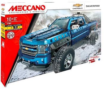 Aanbiedingen Meccano Chevrolet Silverado Pick-Up - Meccano - Geldig van 21/10/2017 tot 10/12/2017 bij ToyChamp