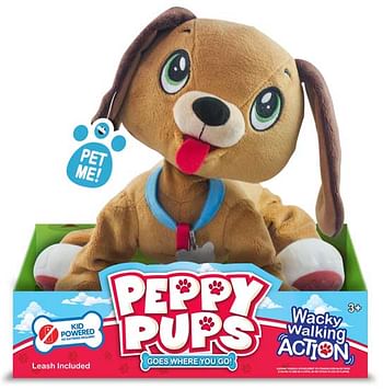 Aanbiedingen Peppy Pups Bruine hond - Giochi Preziosi - Geldig van 21/10/2017 tot 10/12/2017 bij ToyChamp