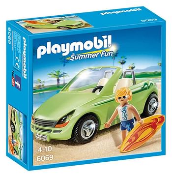 Aanbiedingen 6069 Cabrio met surfer - Playmobil - Geldig van 22/06/2019 tot 28/07/2019 bij ToyChamp